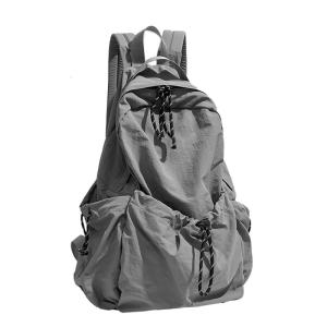 Fashionable Nylon Backpack For Women and Men Large Capacity School Bag College Daypack Casual Daypack Rucksack