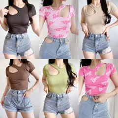 Smocking Tie Sexy Tube Trendy Tie Crop Top Sexy Tops Women Fashion Tube  Style Crop Top Outfit For Ladies #L04