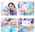 *SG seller* Adjustable Multifunctional Pet shower bag Polyester Cat Washing Shower Mesh Bags Pet Nail Trimming Bags Bath accessories tool. 