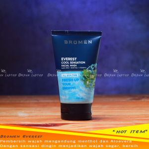 Sabun pembersih Wajah Pria BROMEN Everest Cool Sensation Facial Wash