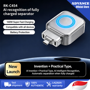 RK-C454 AI recognition fully charged separator 140W Super Fast Charging Compatible with all devices Battery Protection New Launch