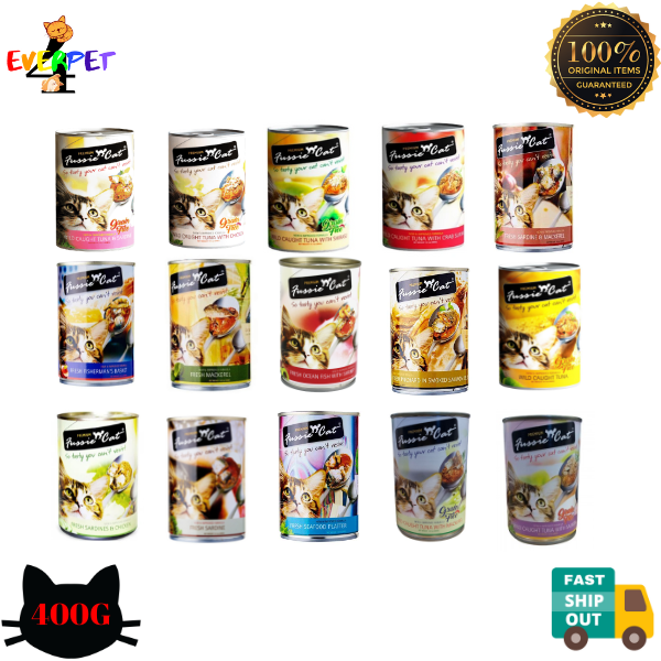 FUSSIE CAT Fresh Tuna 400G Wet Cat Food Lazada