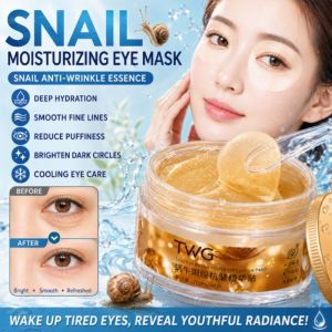 Snail Anti-Wrinkle Eye Mask Hydrating Moisturizing Patches Reduce Fine Lines Eye Serum Pads Anti-Aging Night Care For Men Women