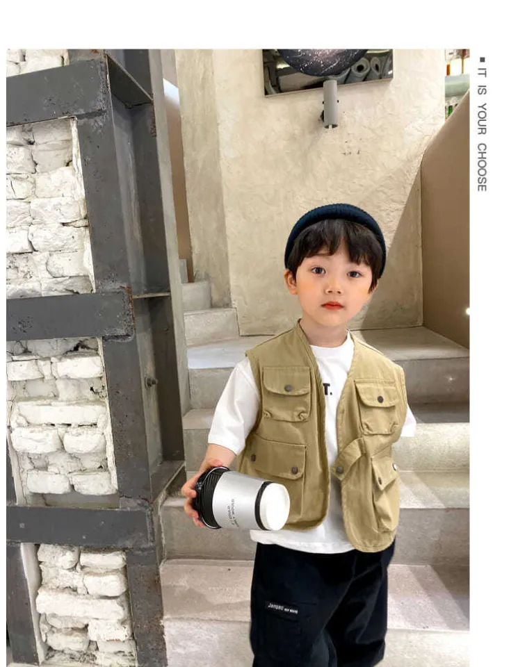 Kids on sale khaki vest