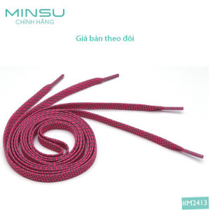 [TOROPOW] Dây Giày Phản Quang Dẹt Nam Nữ Chính Hãng MINSU Cao Cấp M2413 Cho Giày Thể Thao Sneaker Shoelaces Dẹp Nhiều Màu Dài 1m2