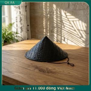 QK FA ✨ Hình nón Samurai hat Nhật Bản rơm cosplay lúa nông dân tre hat kích thước lớn 58cm cho các sự kiện theo chủ đề và hàng ngày bảo vệ mặt trời