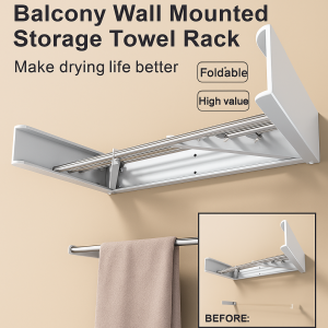 Hidden wall storage rack Toilet Clothes Storage Shelf Hidden No-Drill Expandable Bathroom Towel Rack