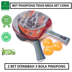 Bat Pingpong Bet Tenis Meja Ciima Bonus Bola - Raket Pingpong - Bet Tenis Meja Murah - Bat Pingpong Bonus Bola - Alat Pemukul Tenis Meja