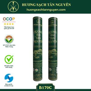 Hương bài ống cao cấp nhang bài không hóa chất hương bài 100% thiên nhiên thơm dịu nhẹ - HƯƠNG SẠCH TÂN NGUYÊN - B170C