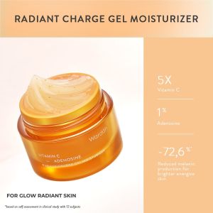 Wardah Cica Complex + Panthenol Ceramide Calm & Soothe Gel Moisturizer || 14X Hyaluron + Pentavitin Deep Water Restore Gel Moisturizer || Vitamin C + Adenosine Radiant Charge Gel Moisturizer || Tranexamic + 5% Niacinamide Gel Moisturizer Dark Spot
