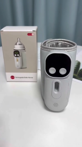 Thermal Insulating Milk Bottle Warmer Cordless Portable Baby BottleHeater Voice Control For Travel Outdoor Use