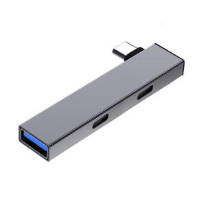Khả năng tương thích cao USB C HUB Loại C đến 2 Loại C Bộ chuyển đổi Đầu chia USB cho liền mạch tích hợp cho cửa sổ Linux Androids
