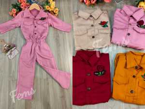 FEMMESHOPA- JUMPSUIT ANAK/ SETELAN ANAK PEREMPUAN /J UMPSUIT ANAK MURAH - FN JP ROSITA