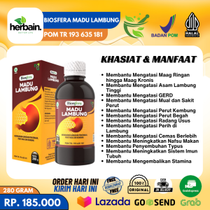Madu Lambung Biosfera Ampuh Atasi Asam Lambung Tinggi Maag Kronis Gerd Anxiety Dan Perut Mual Asli