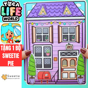 Ngôi nhà của bé Beak Street Building In Quiet Book Đồ chơi giấy cắt sẵn cho bé yêu