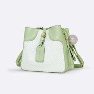 MOCO Muda Fashion Tas Serut Wanita Drawstring Sling Bag Lisa Quincy Eksklusif Bucket Korean Style A369