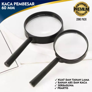 Kaca Pembesar 60 mm  |  Loupe Magnifying Glass | Lup Kaca Pembesar