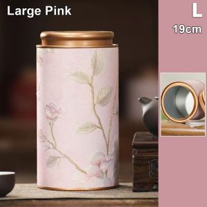 SQMETR 1Pcs 10/19cm Empty Tea Can Green Black Tea Packaging Tinplate Storage Can Durable Small Tea Sealed Jar