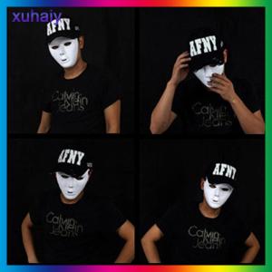 xuhaiy Halloween Cool PVC Kamen Rider Ghost Dance Hip Hop Mask White Night Lights Mask