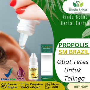 Obat Tetes Telinga Berdengung Berdenging Berair Bernanah Congek PROPOLIS SM