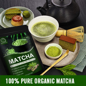 Organic Ketogenic Matcha Powder 80g – Refreshing Coffee Substitute Relieves Eye Fatigue