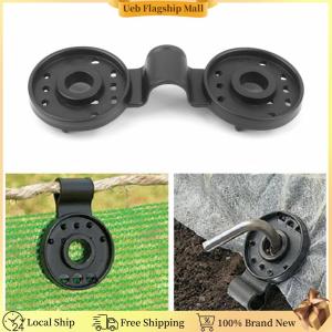 [Ueb Flagship Mall]5Pcs Round Plastic Black Clips Detachable Shade Cloth Plastic Clips for Sun Shade Net Anti Bird Netting Garden Netting