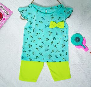 Girl Clothes Sets Suits Summer Baby Toddler Short Sleeve Kids Shorts baju baby comel Two-piece Set 7-18KG GOOG QUALITY/