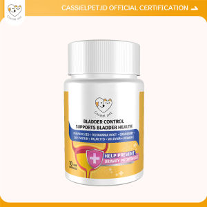 Cassiel Pet Urinary Obat ISK Kucing/Anjing - Atasi Kencing Darah Sistitis Hancurkan Batu Ginjal