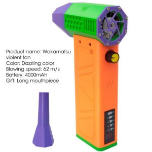 140000RPM Mini Turbo Jet Fan Wireless Air Blower Brushless Motor Handheld Duct Fan 62m/S Portable Turbo Fan Type-C Charging BBQ