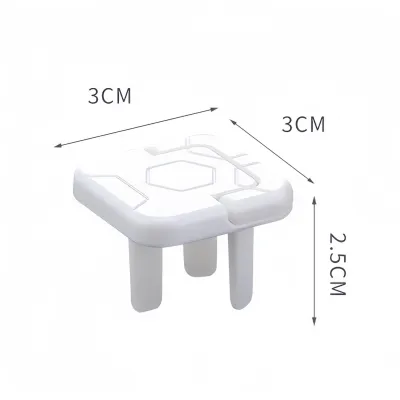 5/10/20/40 Pcs Baby Socket Child Electric Shock Protection Power Supply Cover Electric Socket Outlet Plug Power Protection Security for Baby Kids Toddler Electrical Safety -2/3 hole socket cover plug Anti-Electric Safety Plugs Flame Retardant Material