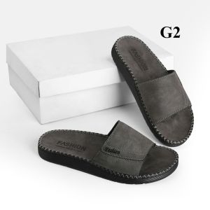 dép quai ngang da sáp nam Fashion kiểu dáng trẻ trυng đế đúc liền khâu chỉ toàn bộ chắc chắn G1