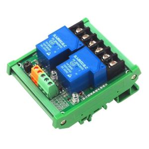 Double 30A Relays Module 2 Channel High Low Level Triggers Relays Switches for Industrial Control & PLC Automation system