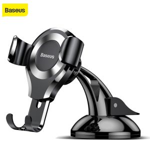 BASEUS Suction Cup Gravity Car Mount Holder for iPhone/Android Huawei Xiaomi Samsung Etc