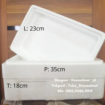 STEROFORM/STYROFOAM BEKAS MURAH DEPOK uk.35x23x18cm