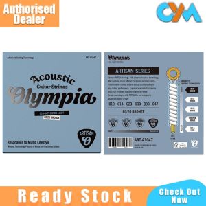 Olympia Guitar Full Strings Extra Light 010-047 ART-A1047 Tali Gitar 80/20 Bronze Advance Coating