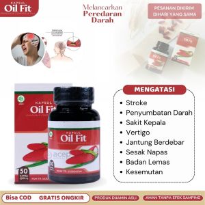 Oil Fit Mengatasi Stroke Penyumbatan Darah Di Otak Sakit Kepala Vertigo Jantung Berdebar Sesak Napas Badan Lemas Mati Rasa Kesemutan