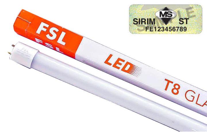 Fsl T8 18w 4ft Led Tube Daylight 6500k Sirim Lazada 6562