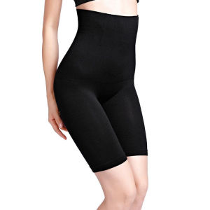 Slimming High Waist Girdle Plus Size Corset Girdle Slimming Girdle Shapewear Slimming Pants Flat Seamless Long Shapewear Slimming Butt Lifter Control Safety Pants 收腹裤