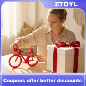 【ZTOYL】 Xe Đạp Điêu Khắc 3D In Hiện Đại Xe Đạp Nghệ Thuật Tối Giản Đi Xe Đạp Bức Tượng Thanh Lịch Bàn Trang Trí Cho Nhà Văn Phòng Sử Dụng