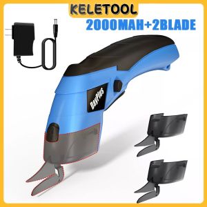 Rechargeable electric scissors multifunctional cutting tool suitable for leather fabric cutting fabric scissors