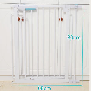 Pet PlayPen Dog - Metal Pet Fence Pets Play pen 80cm height Baby fence Pet fence Gate Playpen Pet playpen protect frame safety gate Baby gate 2 ways Pressure mounted Baby Gate Baby Fence Pet Playpen Pet Gate Child Protection Gate Auto Close Gate Door Gate