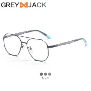 Grey Jack Kacamata Antiradiasi Blueray Kotak Double Brigde Minus Antiradiasi Blueray Photocromic 844