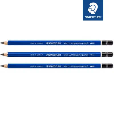 Staedtler Mars Lumograph Aquarelle Sketching Set 100A 3PCS (4B 6B 8B)
