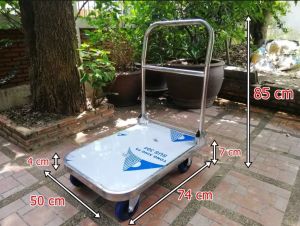 รถเข็น สแตนเลส 304 รถเข็น 4ล้อ รถเข็น พับได้ รถเข็นสามารถรับน้ำหนักได้ 450kg