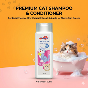 Pet Shampoo Cat Shampoo Syampu Kucing Petsmile Conditional 400ml shampoo body Wash Bath Soap shower gel