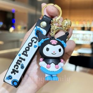 🇸🇬【SG】🇸🇬on Cartoon Cute Sanrio Hello Kitty Figures Keychain Kuromi My Melody Figural Model PVC Key Ring Backpack Pendant Decoration Gifts
