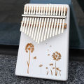 R.joy (PROMOSI BISA COD) Kalimba Piano Jari 17 Nada Perkusi Instrumen Kayu Jempol Piano Kalimba Set Lengkap dengan Aksesori. 