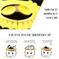Shower Cap for Baby Non-Toxic Head Cover Sun Hat Frisbee Cover. 