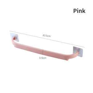 Multi-Use ผ้าขนหนูชั้นวางบาร์ที่วางรองเท้าแตะ No-Drilling ติดผนังแขวนห้องอาบน้ำห้องครัวชั้นวางของอุปกรณ์