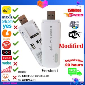 4G LTE USB Wifi Router 150Mbps Mobile Hotspot Modem 3G 4G Dongle Ufi Car Broadband Stick Date Card With Sim Slot